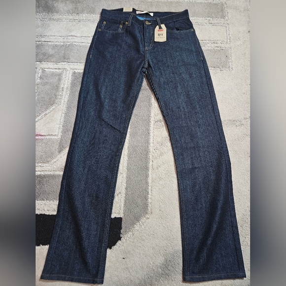 Levi's Denim - Levi's 511 Slim Fit Dark Blue Jeans